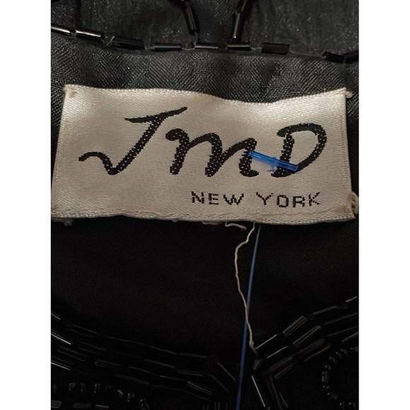 JMD black sequins bead evening formal jacket M/L - Picture 8 of 9